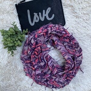 American Eagle Outfitters Infinity Scarf 💗 Purple & Pink